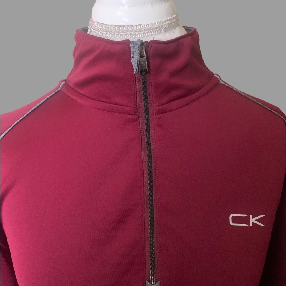 Calvin Klein Burgundy Pullover - image 6
